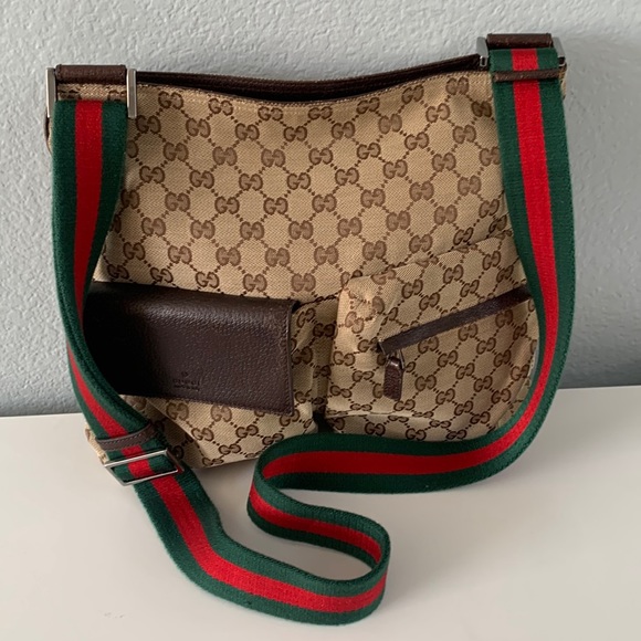 Gucci Bags Gucci Cherryline Canvas Crossbody Bag Poshmark